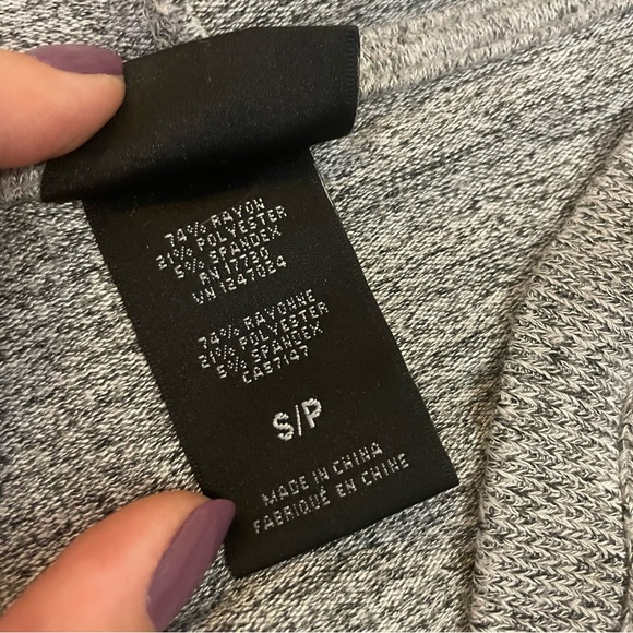 Grey Oversized Hooded Top - Picture 4 of 11